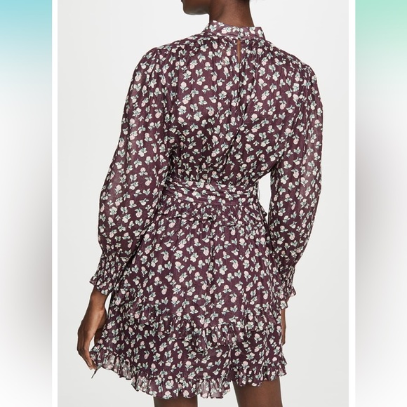 La Vie Rebecca Taylor Long Sleeve Cherise Dress - Picture 2 of 12